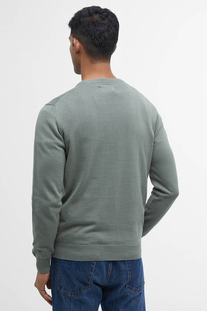 Pima Cotton Crew Neck - AGAVE GREEN