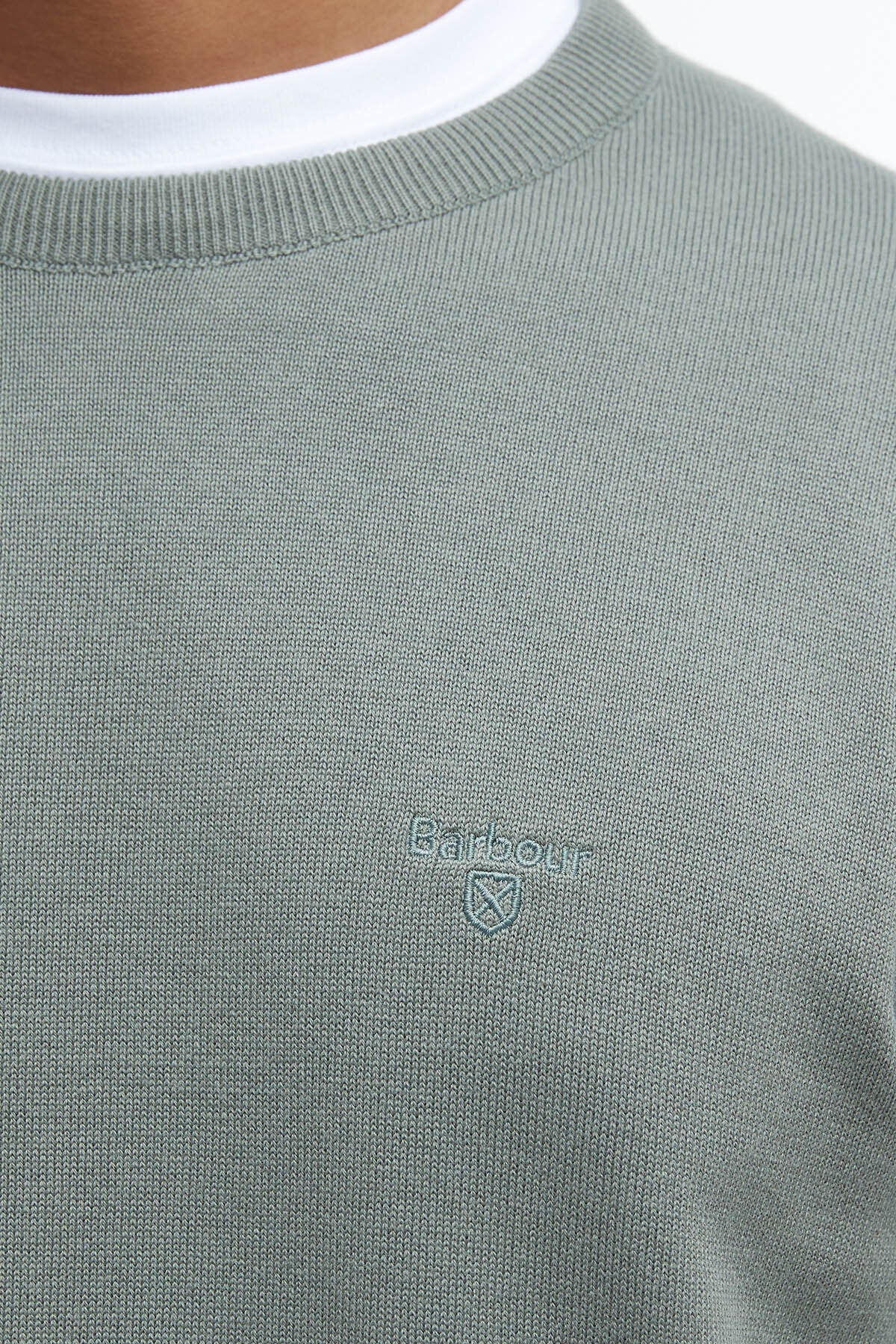 Pima Cotton Crew Neck - AGAVE GREEN
