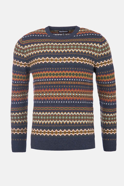 Crew Neck Sweater - NAVY MARL