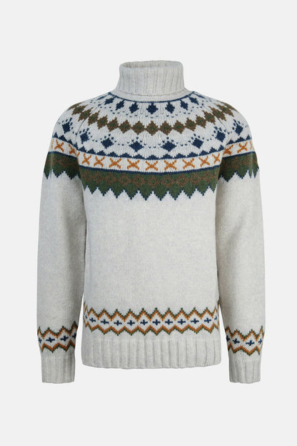 Roose Roll-Neck Jumper - WHISPER WHITE