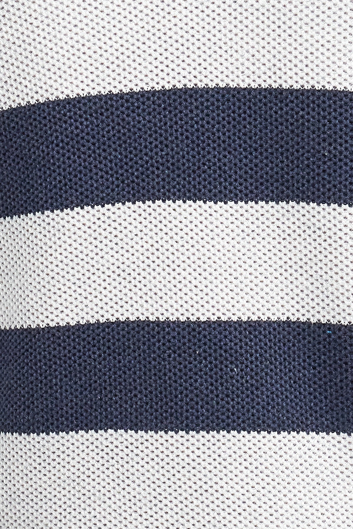 Craster Striped Crew Neck Jumper - NAVY