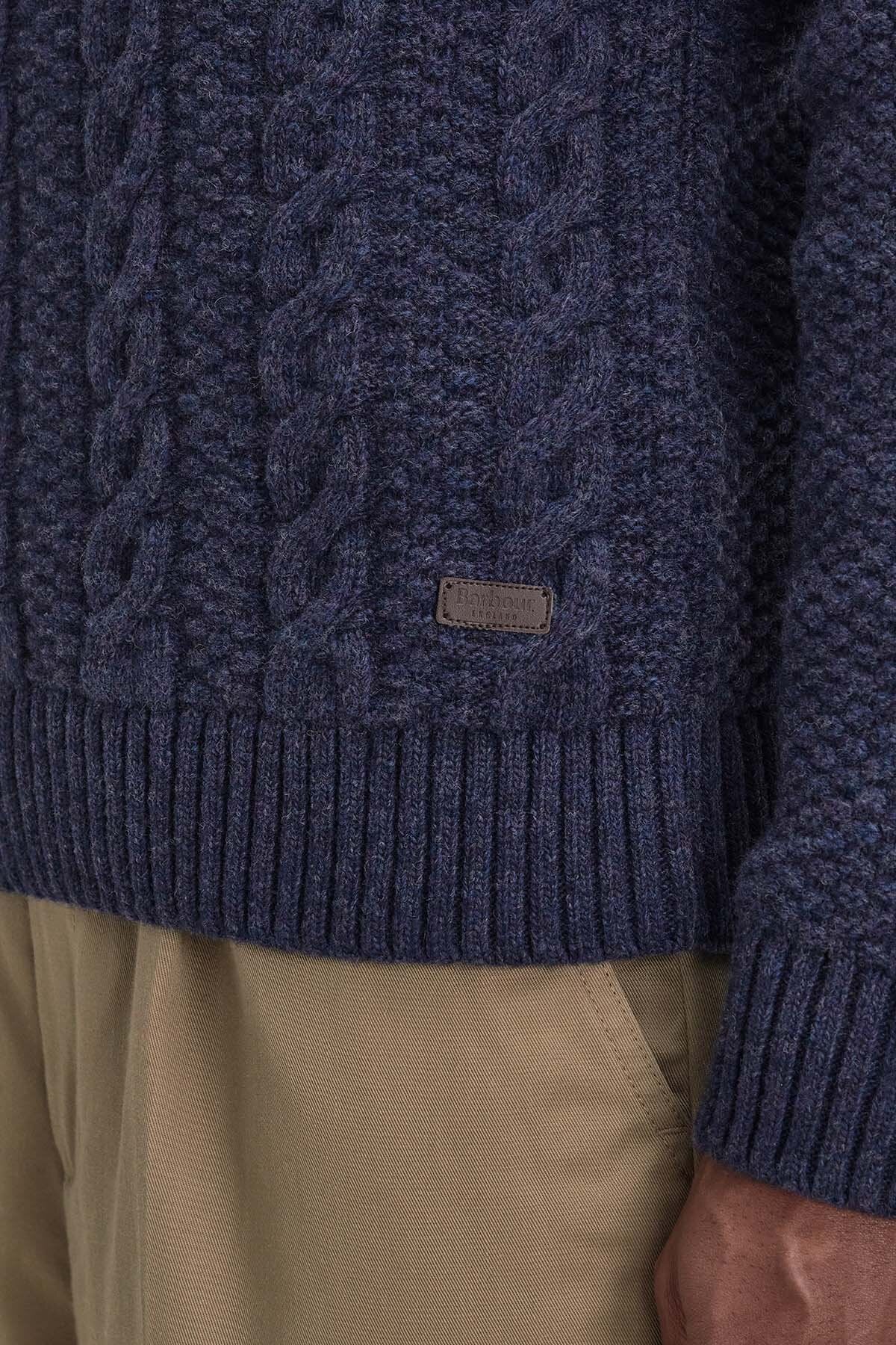 Daleside Roll-Neck Jumper - NAVY MARL