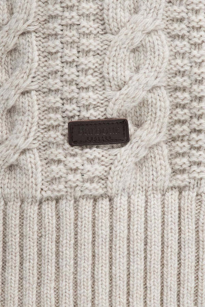 Daleside Roll-Neck Jumper - CHALK MARL