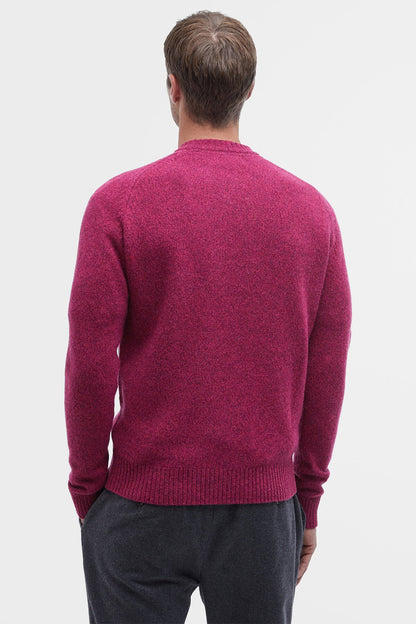 Grangetown Crew Neck Jumper - RASPBERRY