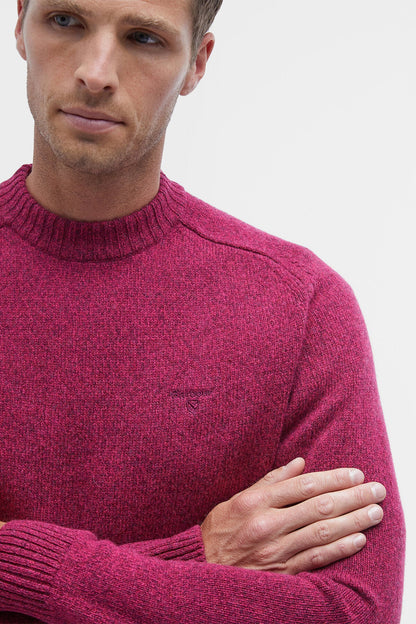 Grangetown Crew Neck Jumper - RASPBERRY