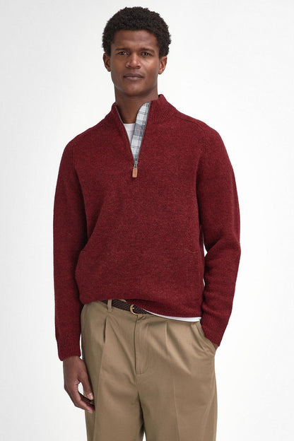 Talder Half-Zip Jumper - HIGHLAND RED