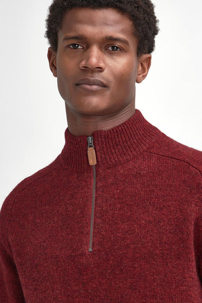 Talder Half-Zip Jumper - HIGHLAND RED