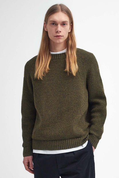 Gansey Oversized Crew Neck Jumper - SAGE MIX