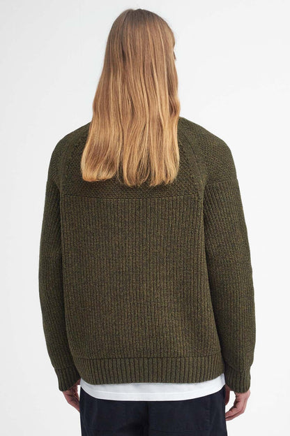 Gansey Oversized Crew Neck Jumper - SAGE MIX