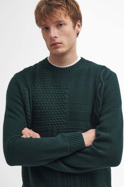 Casey Cable-Knit Jumper - SEAWEED