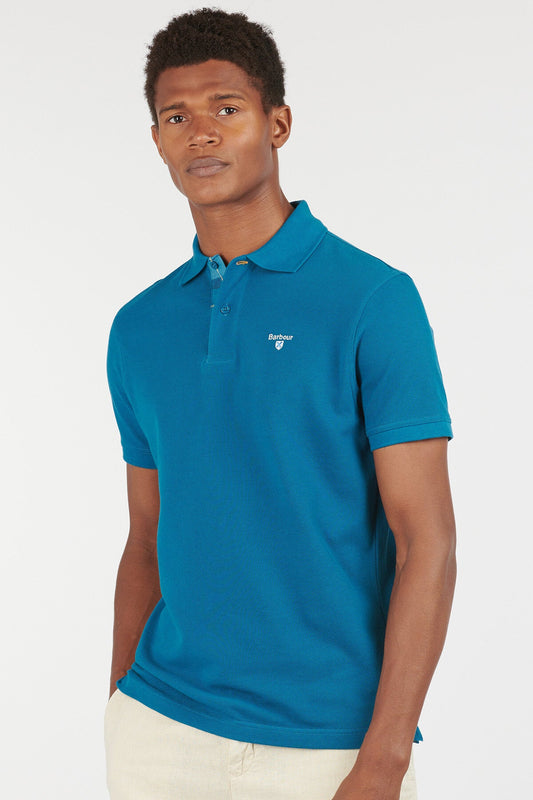 Polo Tartan Pique - LYONS BLUE