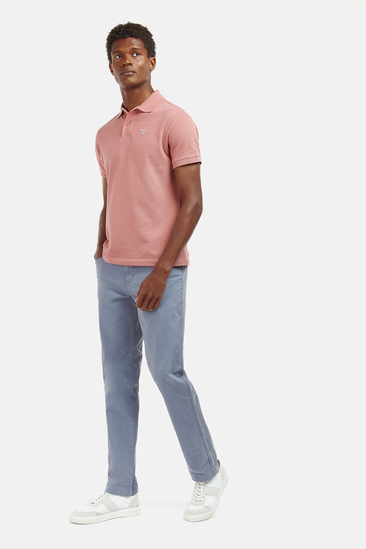 Sports Polo Shirt - FADED PINK