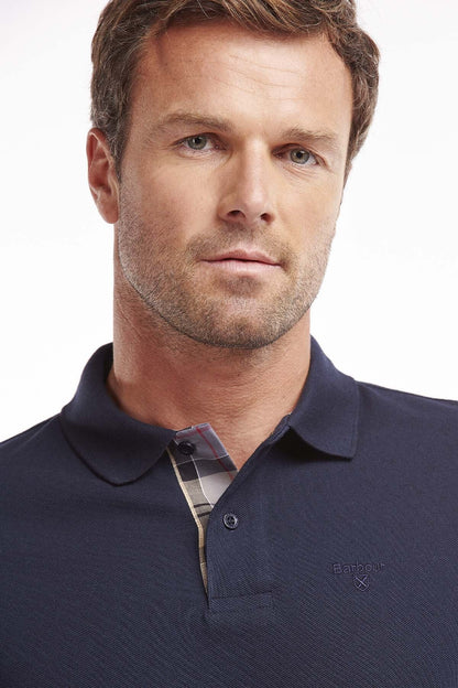 Essential Long-Sleeve Polo Shirt - NAVY