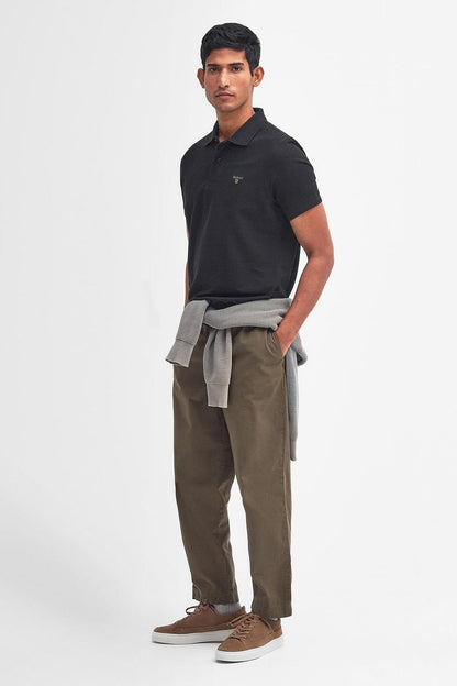 Lightweight Sports Polo Shirt - BLACK