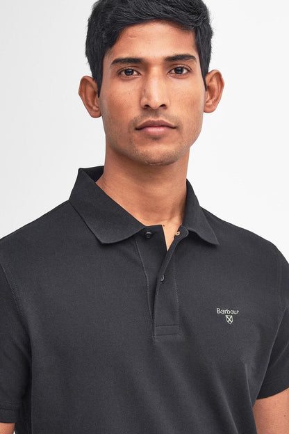 Lightweight Sports Polo Shirt - BLACK