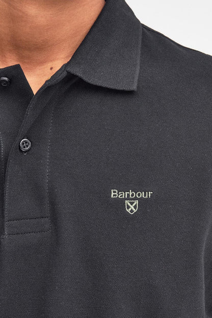 Lightweight Sports Polo Shirt - BLACK