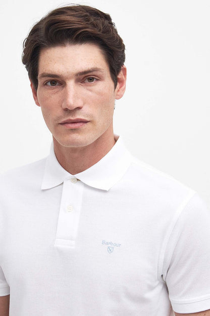 Lightweight Sports Polo Shirt - WHITE