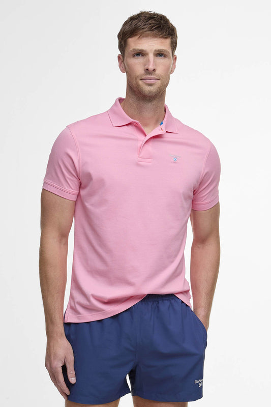 Active Short-Sleeved Polo Shirt - CANDY PINK