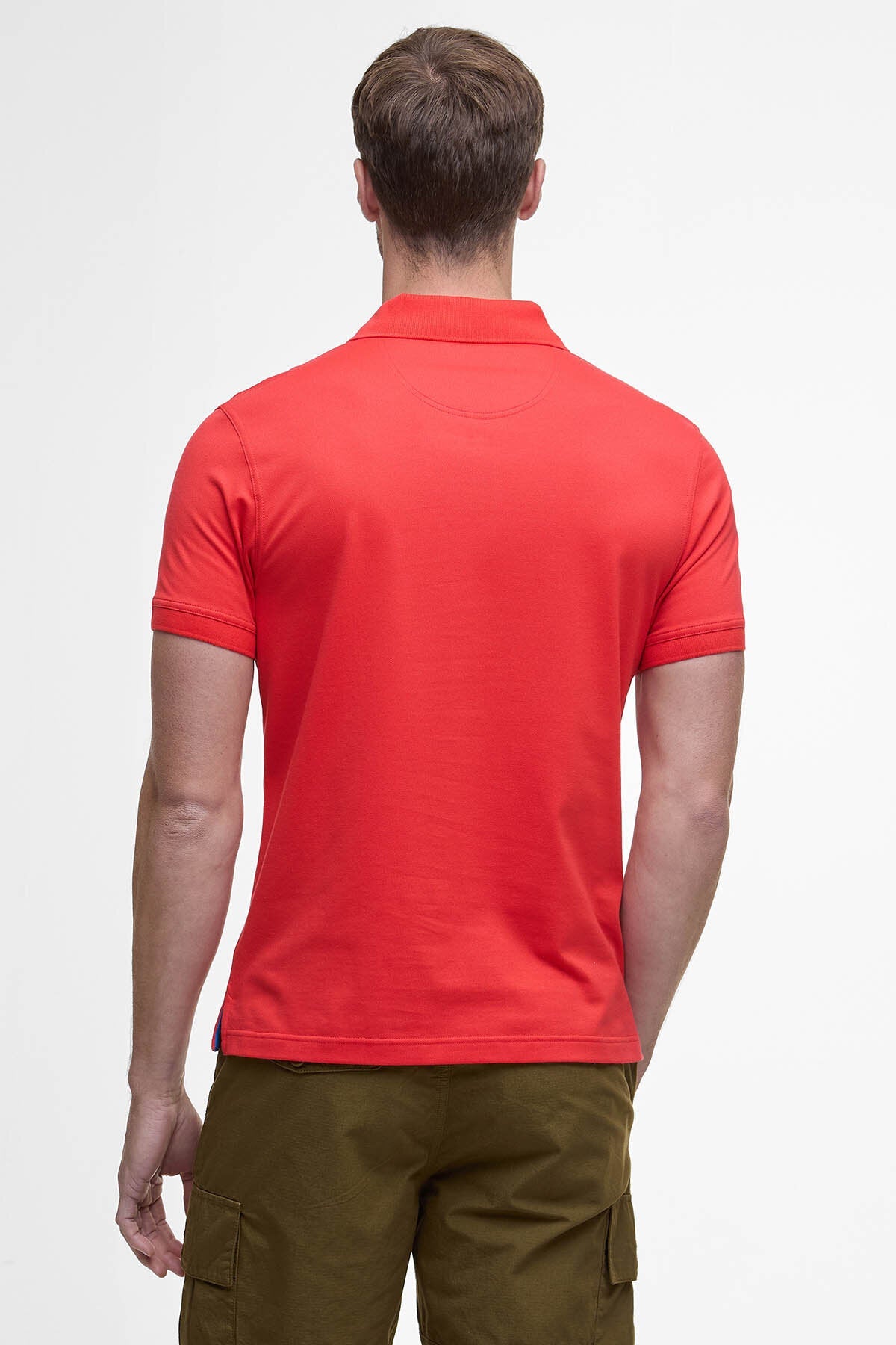 Active Short-Sleeved Polo Shirt - RISK RED