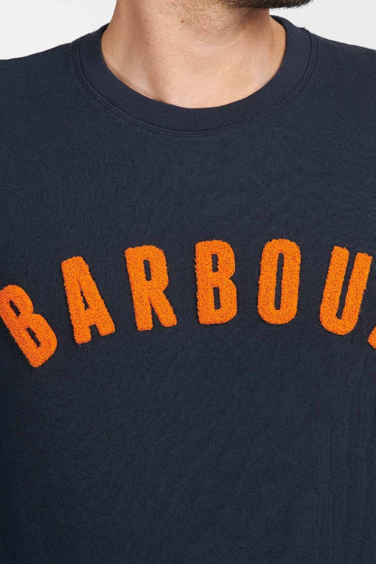 Prep Logo Crew Sweatshirt - NAVY