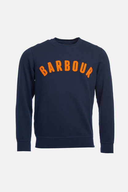 Prep Logo Crew Sweatshirt - NAVY