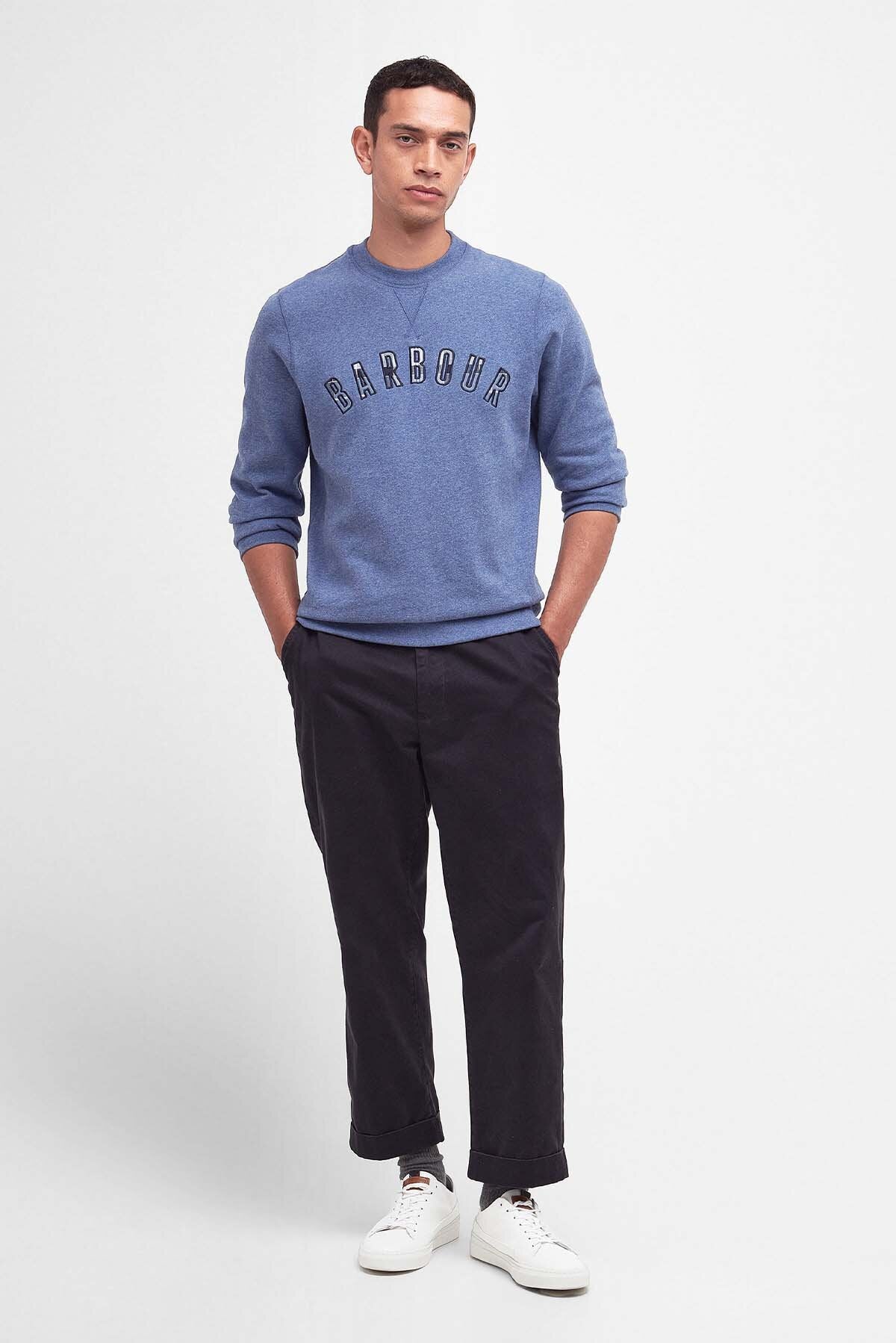 Debson Crew Neck Sweatshirt - CHAMBRAY