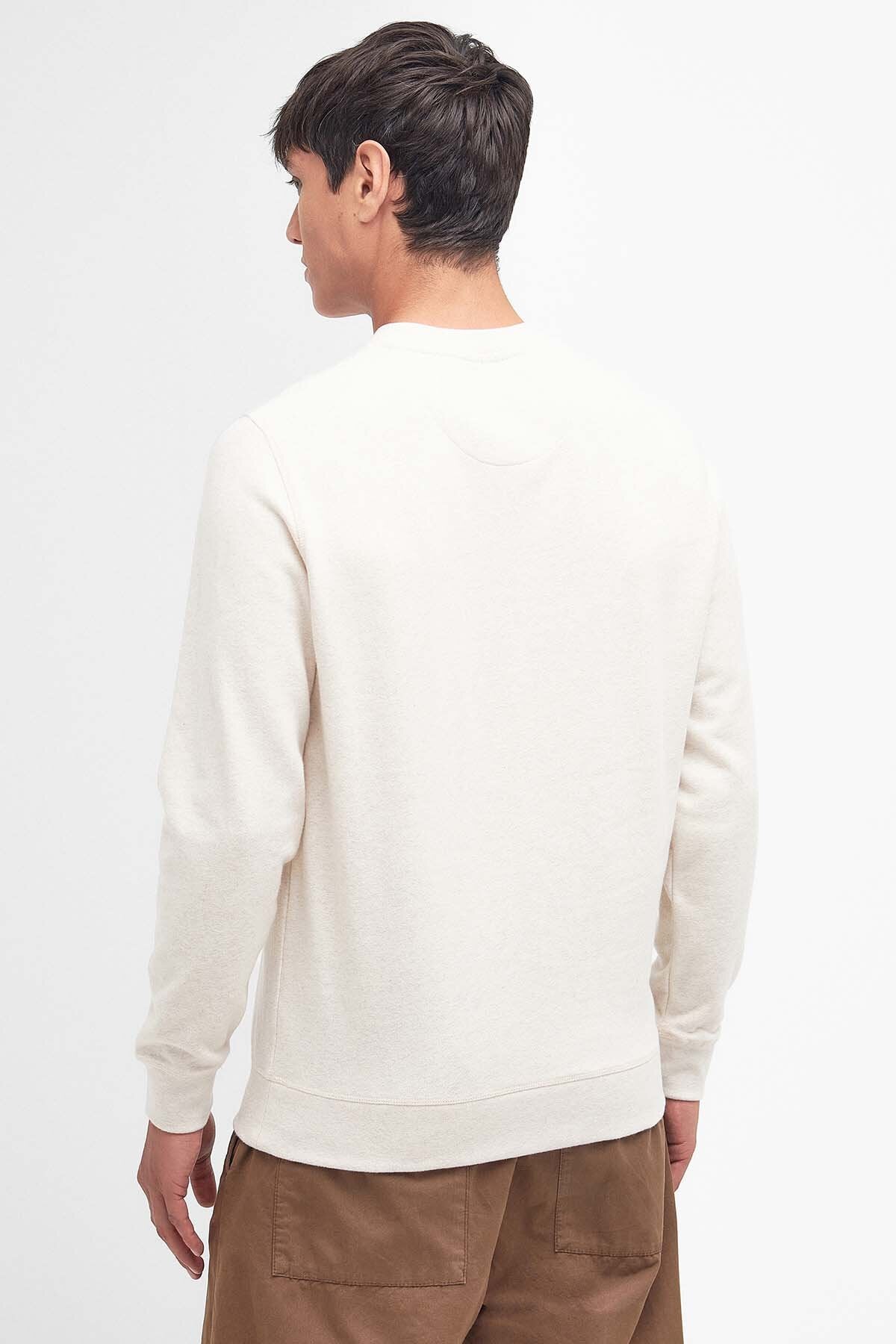 Debson Crew Neck Sweatshirt - WHITE MARL