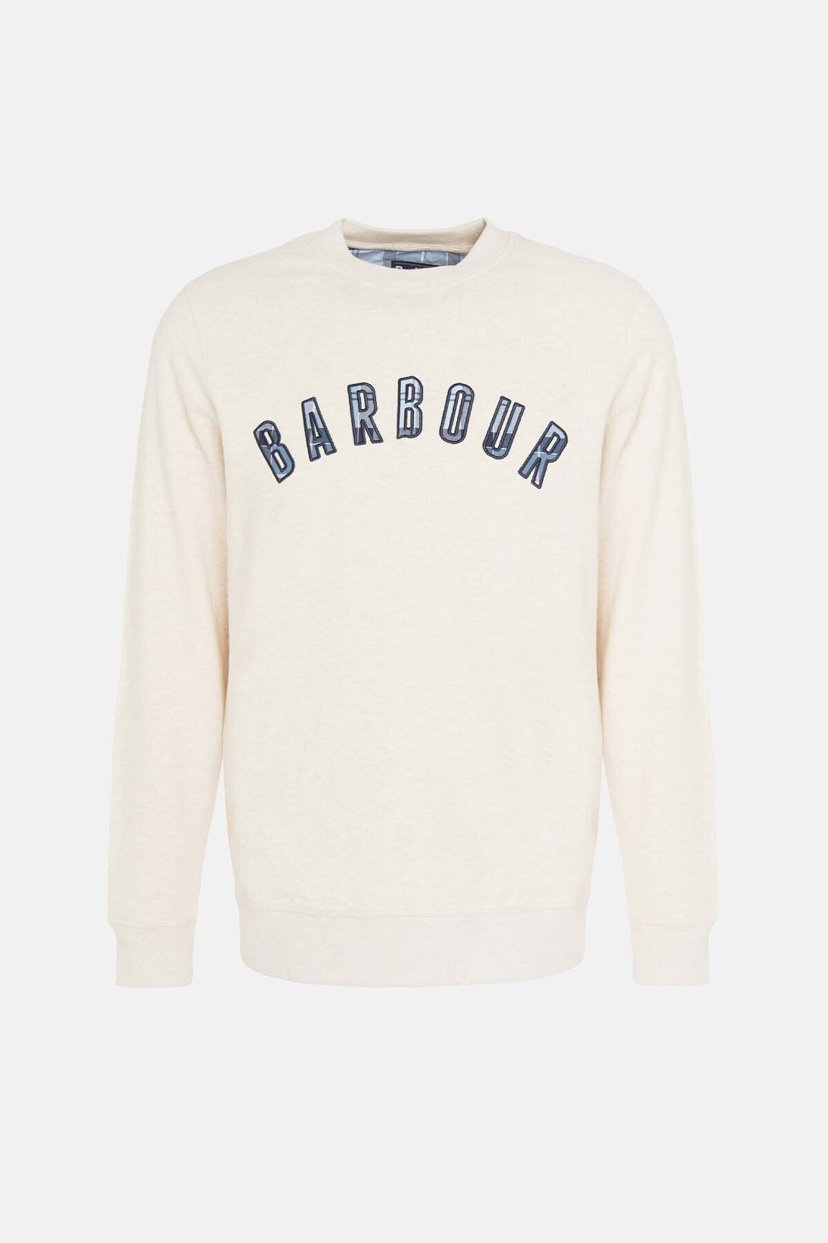 Debson Crew Neck Sweatshirt - WHITE MARL
