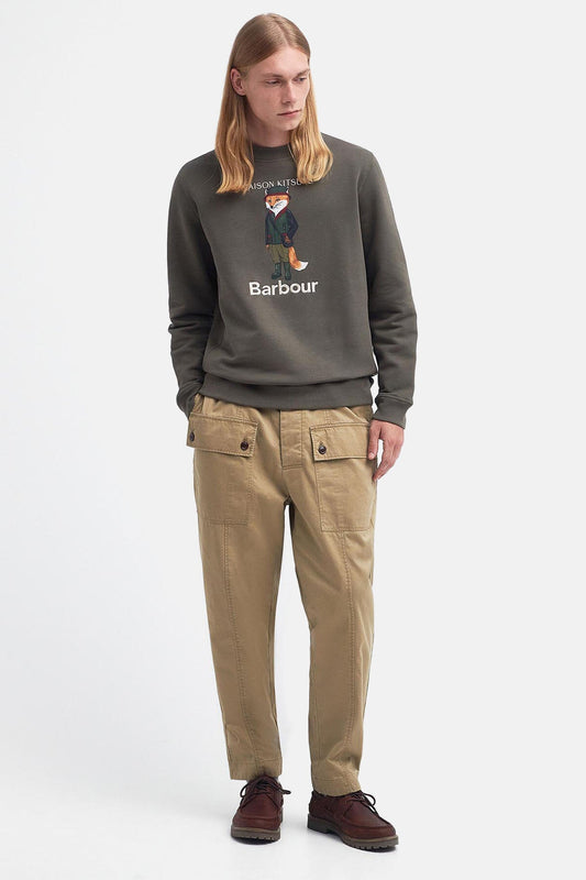 Beaufort Fox Sweatshirt - UNIFORM GREEN