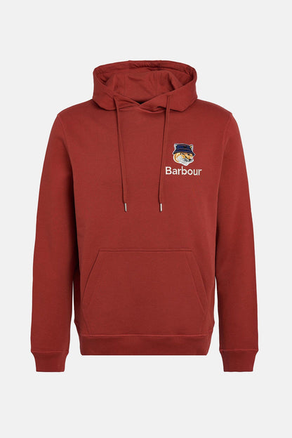 Fox Head Hoodie - BURNT HENNA