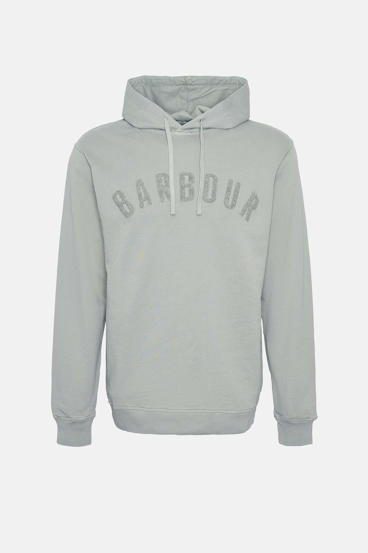 Washed Logo Hoodie - FOREST FOG