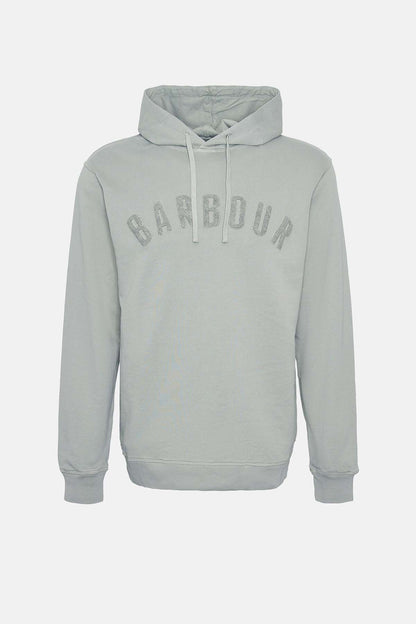 Washed Logo Hoodie - FOREST FOG