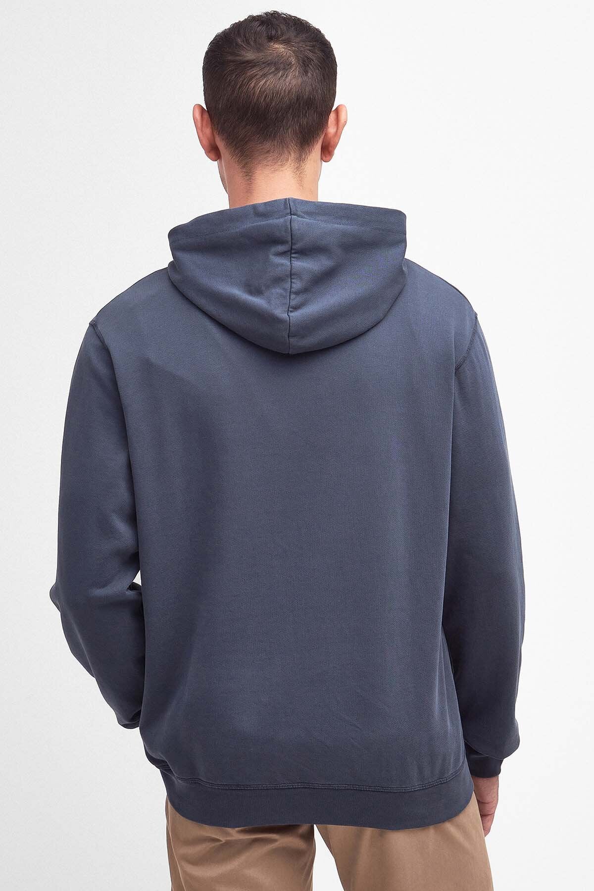 Washed Logo Hoodie - NAVY