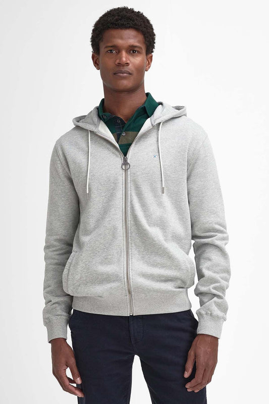 Beckhill Zip-Up Hoodie - GREY MARL