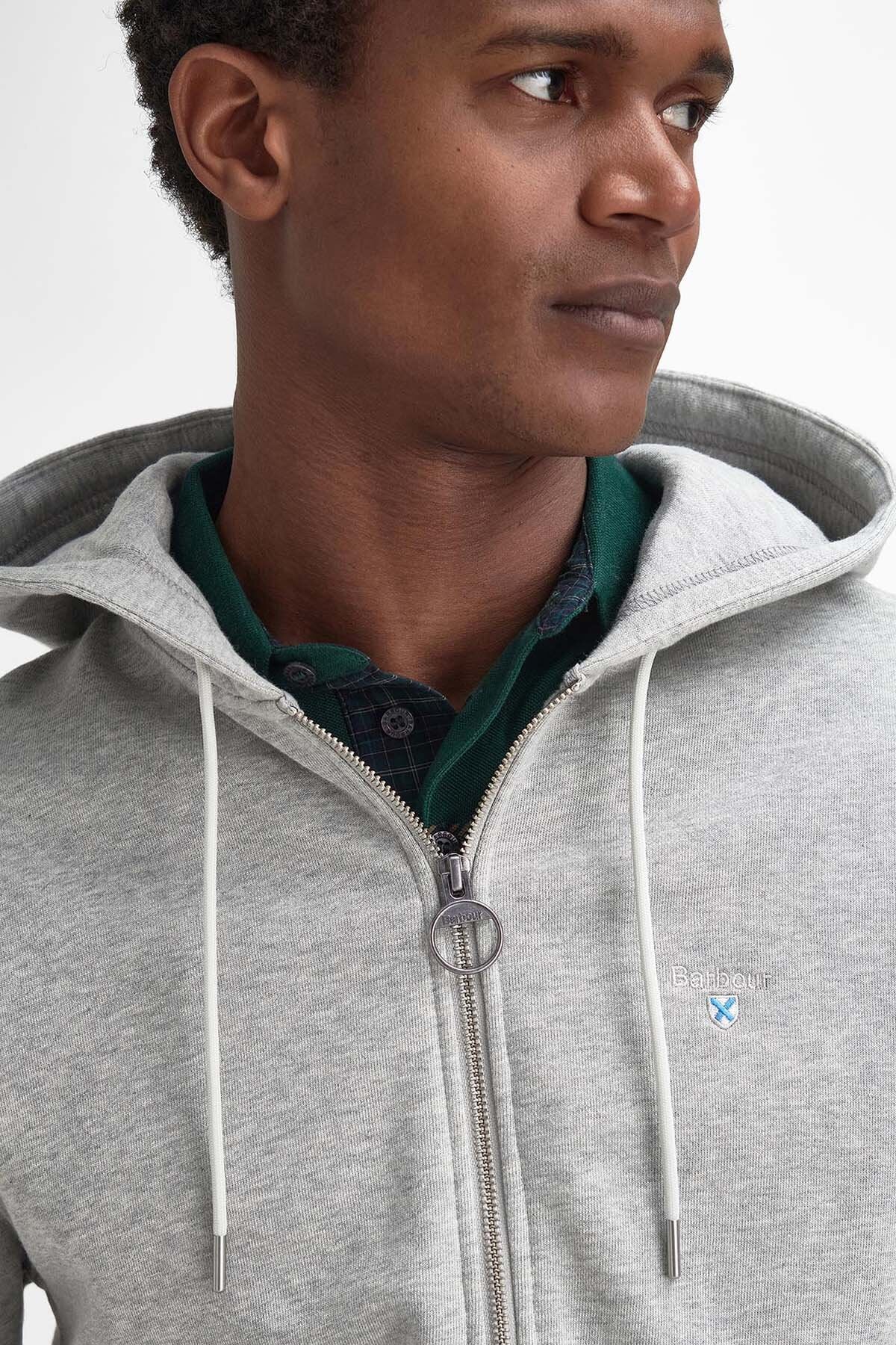 Beckhill Zip-Up Hoodie - GREY MARL