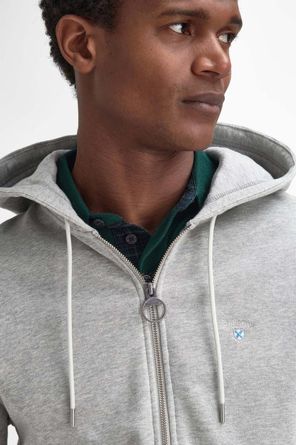 Beckhill Zip-Up Hoodie - GREY MARL