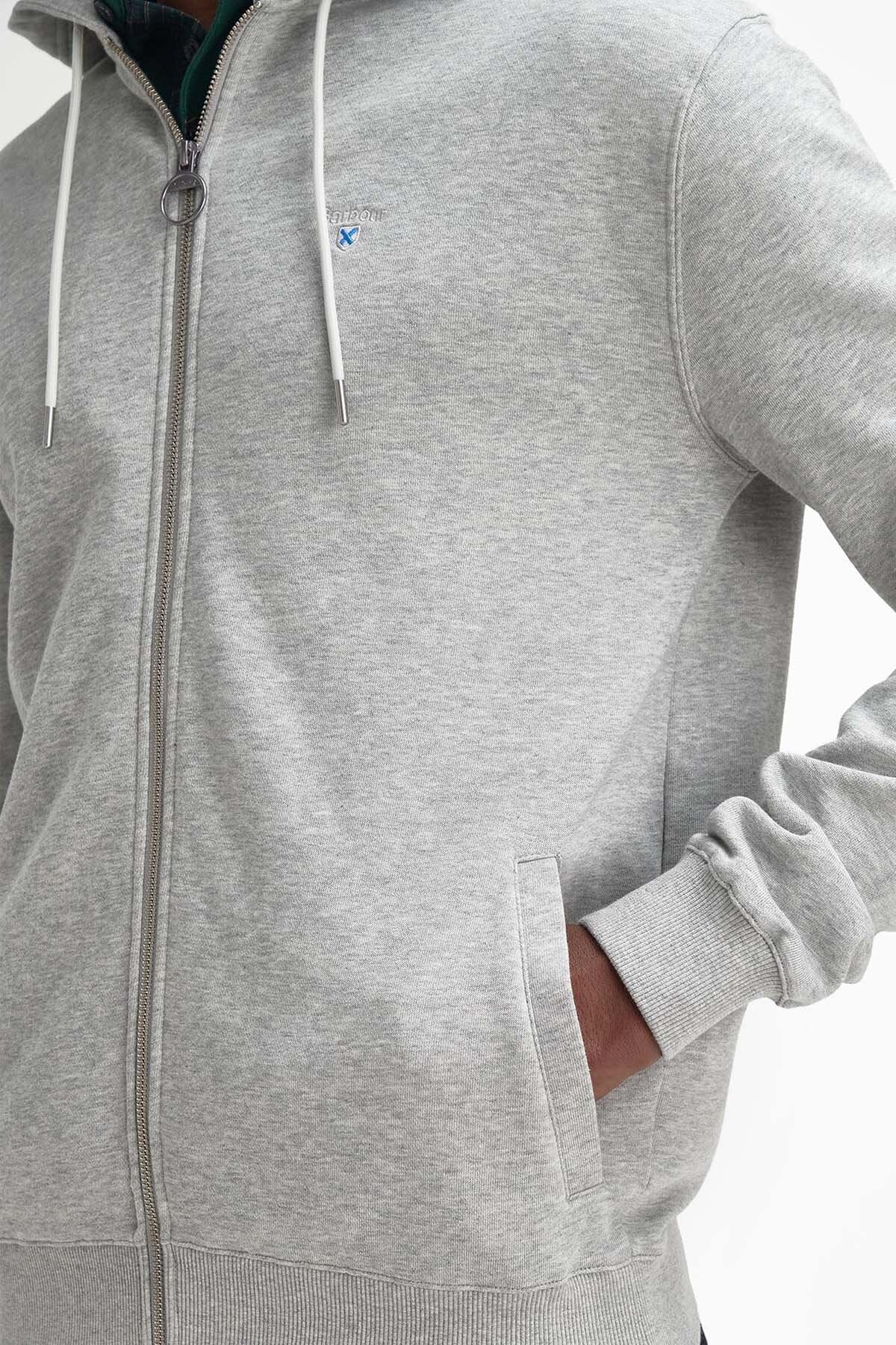 Beckhill Zip-Up Hoodie - GREY MARL