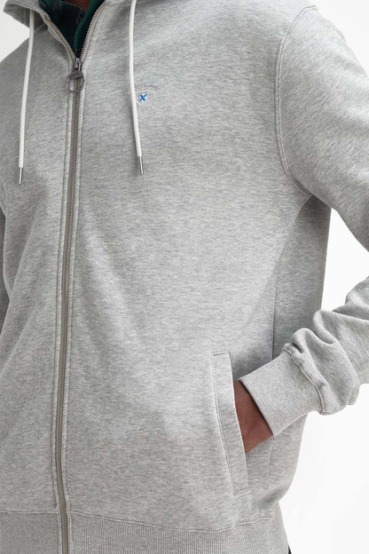 Beckhill Zip-Up Hoodie - GREY MARL