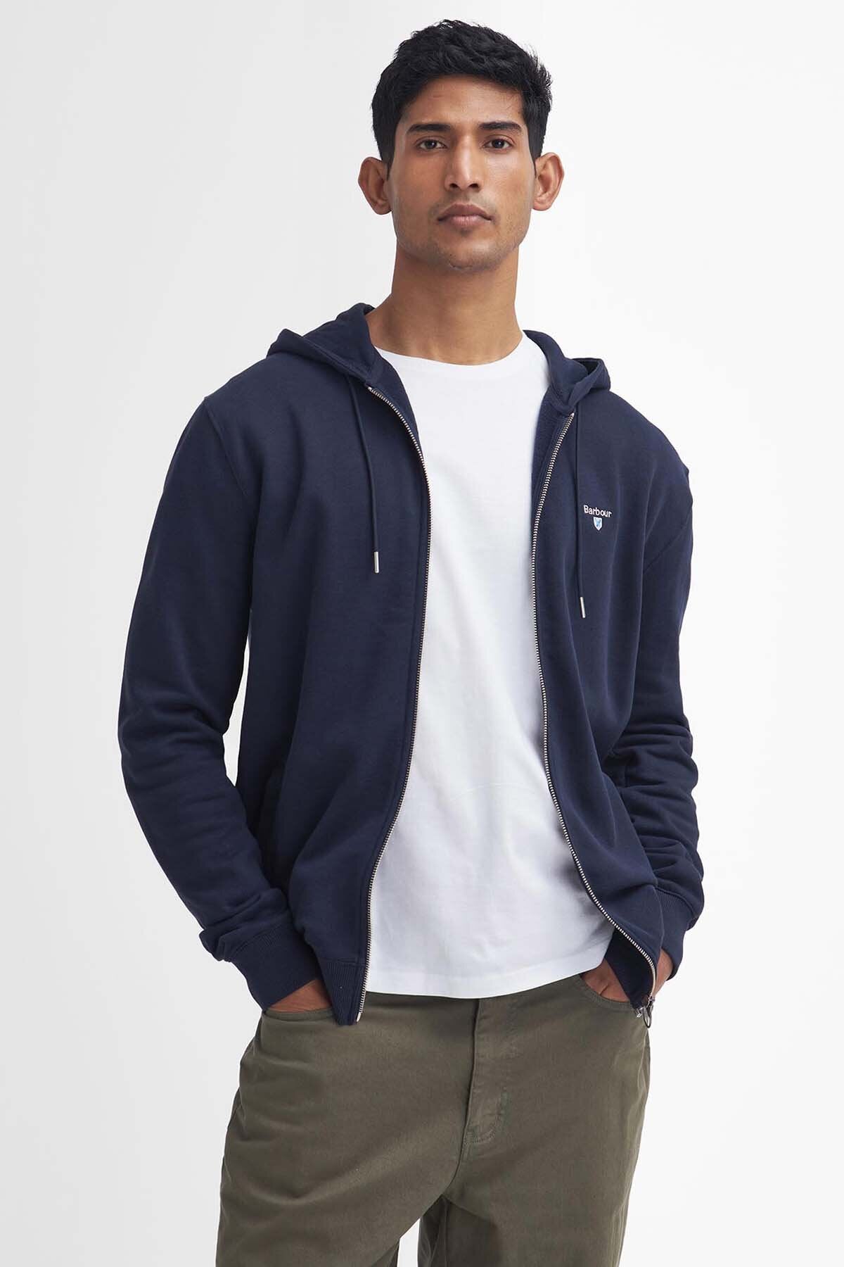 Beckhill Zip-Up Hoodie - NAVY