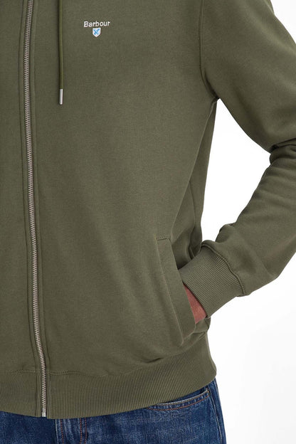 Beckhill Zip-Up Hoodie - MID OLIVE