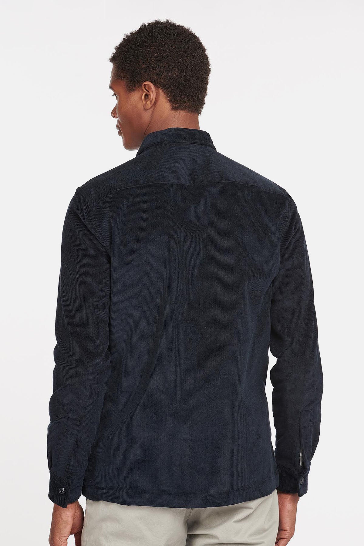 Cord Overshirt - NAVY