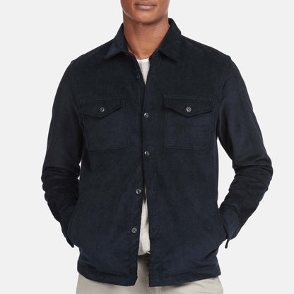 Cord Overshirt - NAVY
