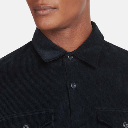 Cord Overshirt - NAVY
