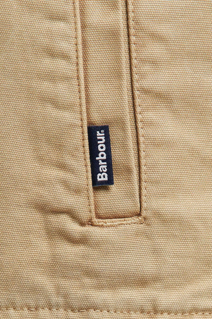 Washed Cotton Overshirt - WASHED STONE