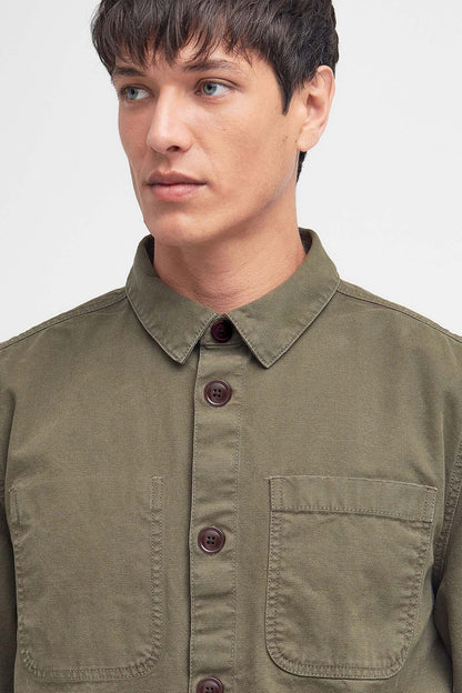 Chesterwood Regular Fit Overshirt - PALE SAGE