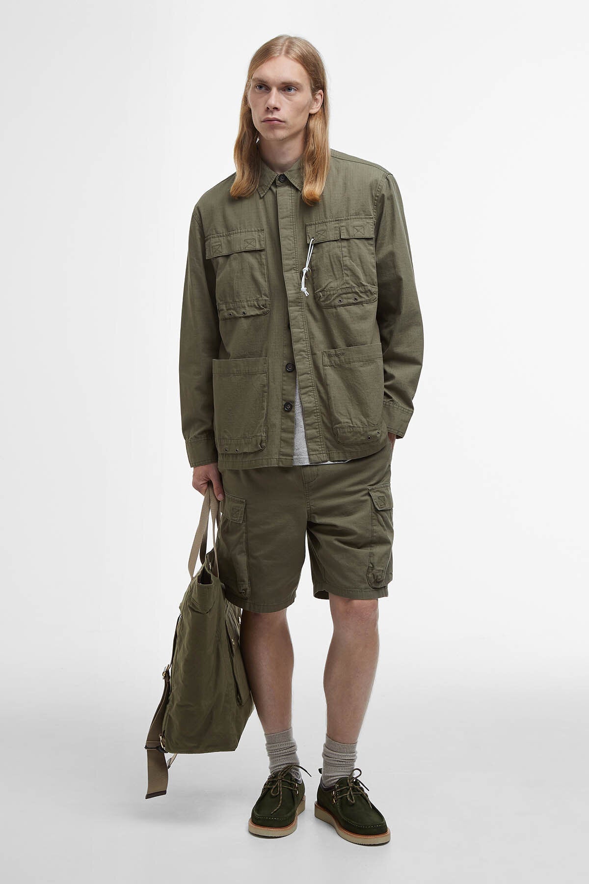 Westmorland Ripstop Overshirt - BURNT OLIVE