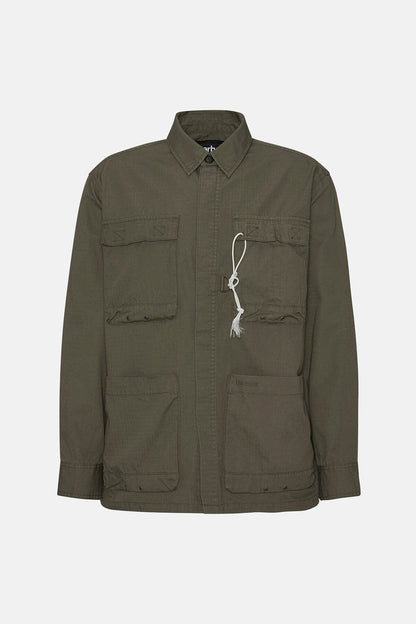 Westmorland Ripstop Overshirt - BURNT OLIVE