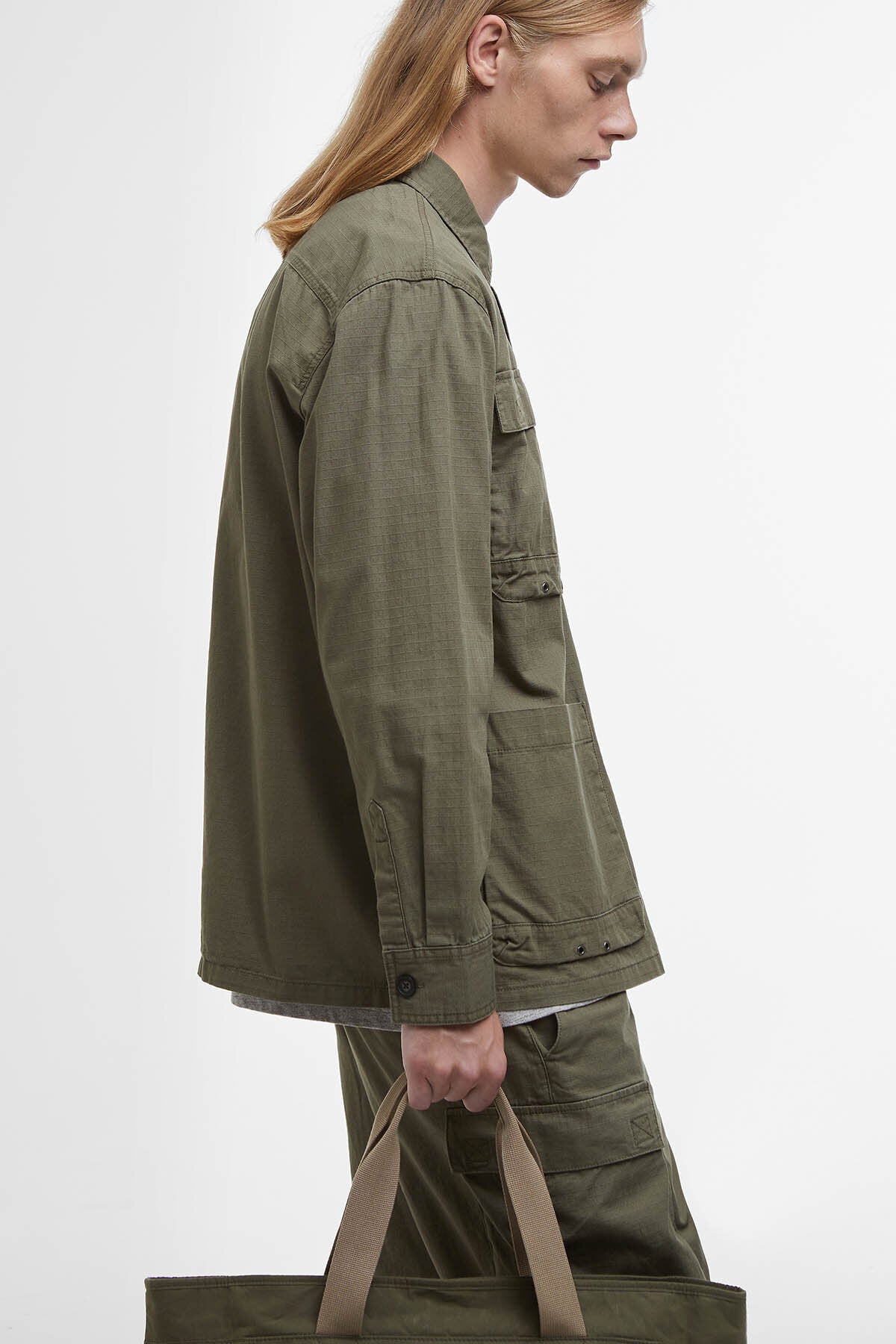 Westmorland Ripstop Overshirt - BURNT OLIVE
