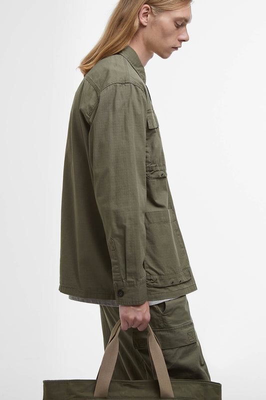 Westmorland Ripstop Overshirt - BURNT OLIVE