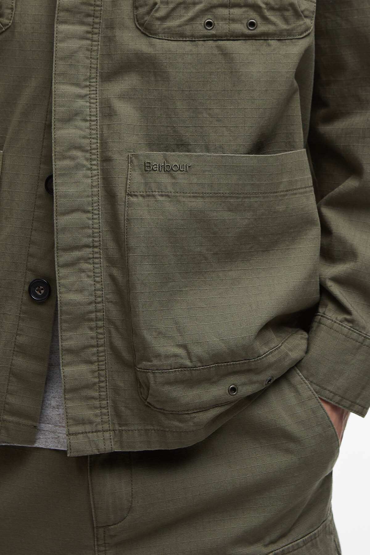 Westmorland Ripstop Overshirt - BURNT OLIVE